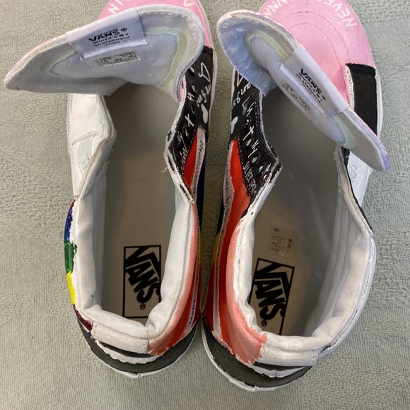 VANS Custom Hand Painted High Top Shoes - Picture 6 of 8